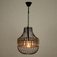 Люстра BayerLux "Грелин" Е27 40Вт черный 30х30х70 см
