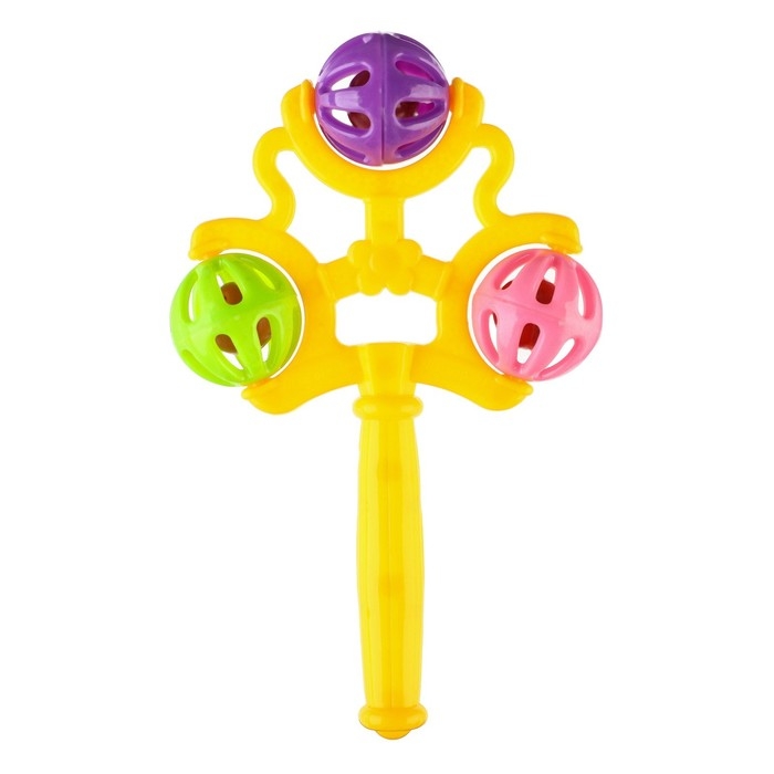 Погремушка &laquo;Первая игрушка&raquo;, цвет МИКС, Крошка Я