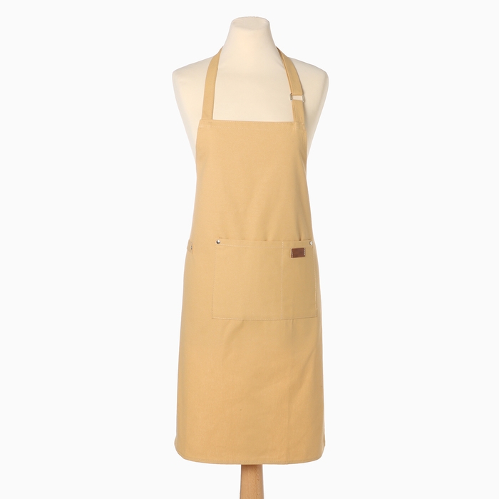 Фартук Этель цв.бежевый, 63*75 см,100% хл