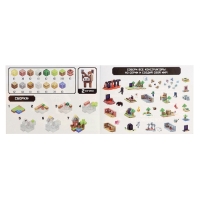 Конструктор UNICON &laquo;Магнитные кубики. Мой мир&raquo;, 2 фигурки, 48 деталей