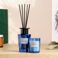 Набор в клетке "Ароматный дуэт" диффузор 100 мл и свеча 5х6 см, помело и белый чай Набор в клетке "Ароматный дуэт" диффузор 100 мл и свеча 5х6 см, помело и белый чай