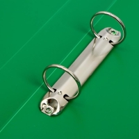 Папка на 2 кольцах А4, Calligrata, 40 мм, 700 мкм, карман на торце, зеленая Папка на 2 кольцах А4, Calligrata, 40 мм, 700 мкм, карман на торце, зеленая