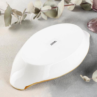 Менажница керамическая 2 ячейки «Сапфир», 29,5×16×6 см, цвет оранжевый Менажница керамическая 2 ячейки «Сапфир», 29,5×16×6 см, цвет оранжевый