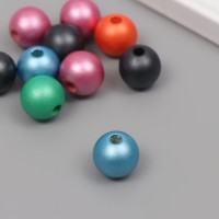 Бусины для творчества дерево "Металлик" набор 10 шт 1,6х1,6х1,6 см