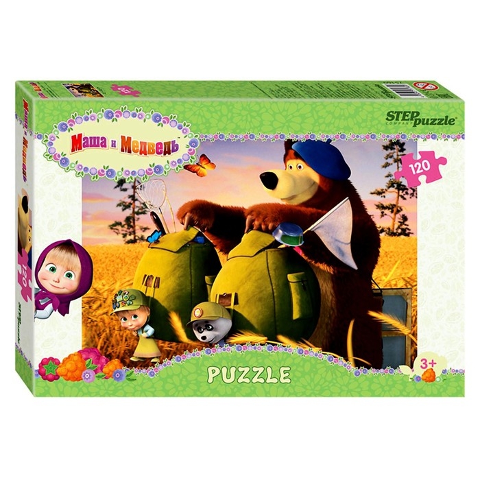 Пазл &laquo;Маша и Медведь - 2&raquo;, 120 элементов, МИКС