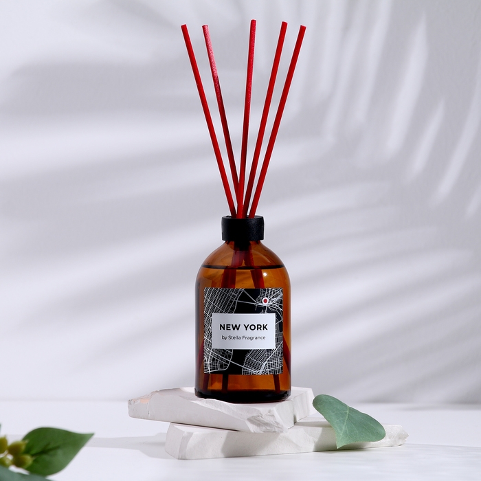 Диффузор ароматический,  "NEW YORK", кедр, мята, 100мл