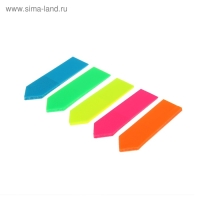 Закладки с клеевым краем Lamark Neon, пластиковые, 12 x 42 мм, 5 цветов по 25 листов, "Стрелки" Закладки с клеевым краем Lamark Neon, пластиковые, 12 x 42 мм, 5 цветов по 25 листов, "Стрелки"