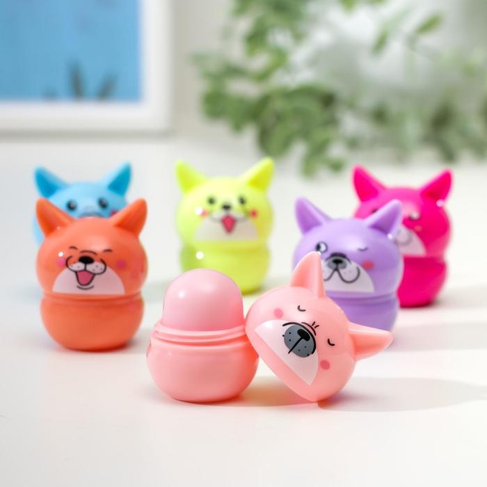 Бальзам для губ «Пёсик», микс цветов и ароматов Бальзам для губ «Пёсик», микс цветов и ароматов