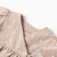 Платье детское Крошка Я "Цветы", р. 80-86, бежевый