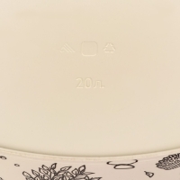 Таз круглый &laquo;Русская банька&raquo;, 20 л