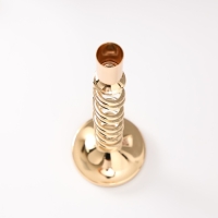 Подсвечник металл на 1 свечу d=2 см "Аделин" золото 9х9х30 см Подсвечник металл на 1 свечу d=2 см "Аделин" золото 9х9х30 см