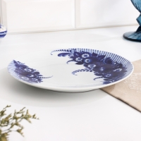 Тарелка "Романс букет", д-200мм, нео гжель