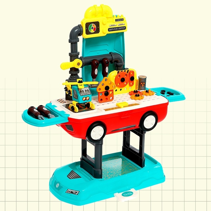 Игровой модуль 2 в 1 &laquo;Машина&raquo;, 45 элементов