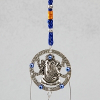 Музыка ветра металл от сглаза "Ганеша" 2 колокольчика 40х8х2,5 см Музыка ветра металл от сглаза "Ганеша" 2 колокольчика 40х8х2,5 см