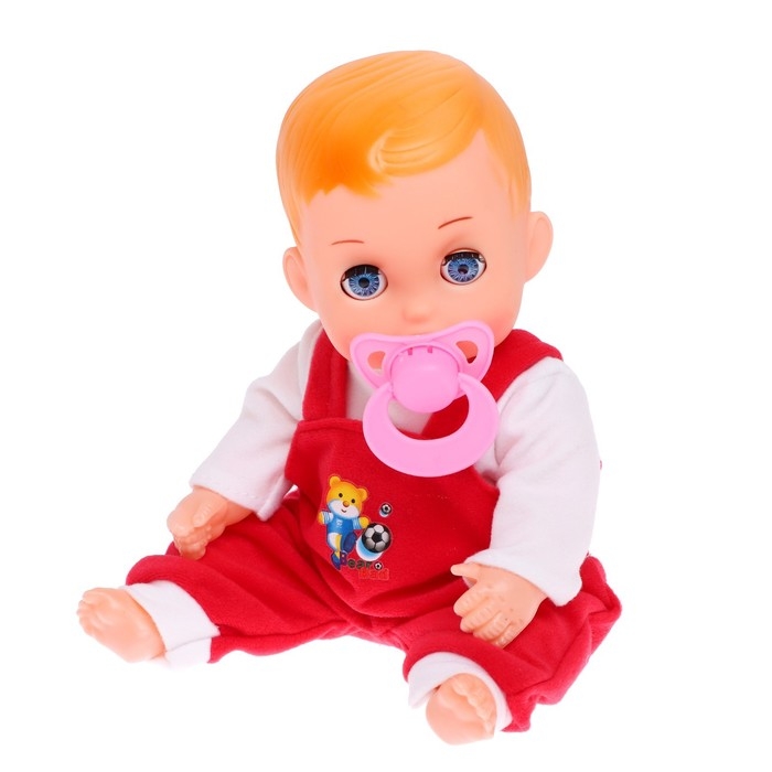 Пупс &laquo;Коля&raquo; со звуком, в костюмчике МИКС