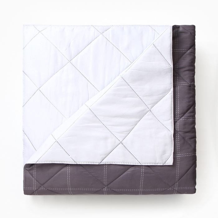 Покрывало LoveLife евро Cage: grey 200*210&plusmn;5см, микрофайбер, 100% п/э