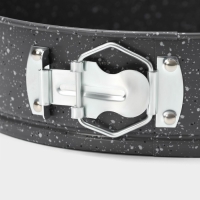 Форма Доляна для выпечки Элин &laquo;Мрамор&raquo;, 24&times;6,5 см, съёмное дно, антипригарное покрытие, цвет серый