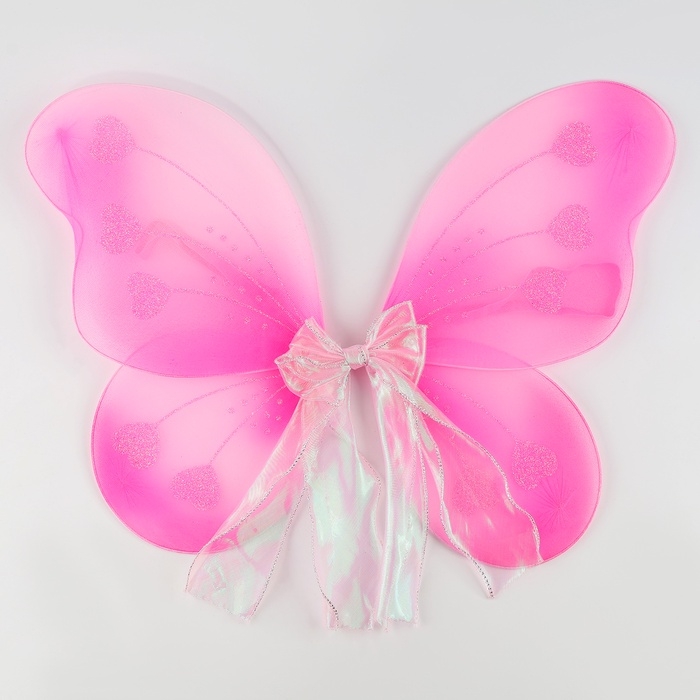 Карнавальный набор &laquo;Бабочка&raquo; с блёстками: юбка, крылья, цвет розовый