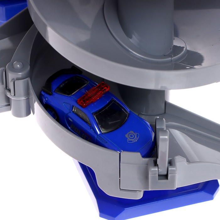 Парковка &laquo;Полицейский участок&raquo;, с 2 машинками, свет и звук