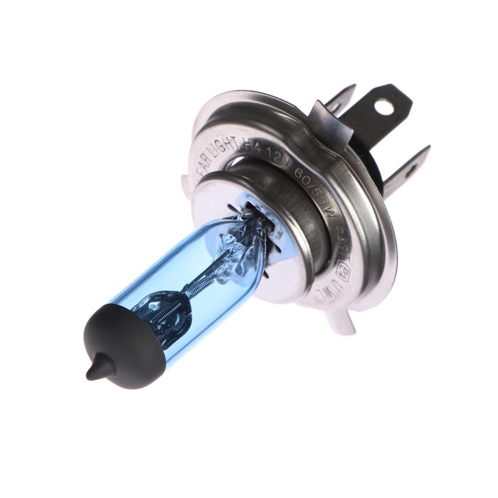 Лампа автомобильная Clearlight WhiteLight, H4, 12 В, 60/55 Вт, набор 2 шт