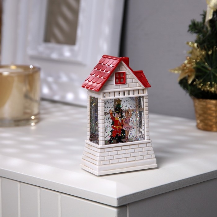 Светодиодная фигура &laquo;Щелкунчик&raquo; 7.5 &times; 12.5 &times; 4.9 см, пластик, батарейки АААх2 (не в комплекте), свечение тёплое белое