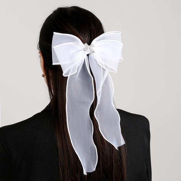 Карнавальный зажим &laquo;Бант&raquo; с декором-бабочкой