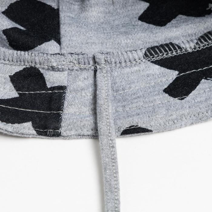 Чепчик (панамка) Крошка Я Чепчик (панамка) Крошка Я "Stylish boy" серый, р.42