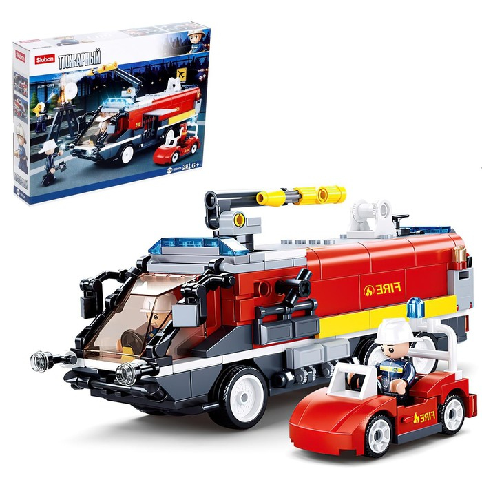 Конструктор Пожарные &laquo;Огнеборцы&raquo;, 381 деталь