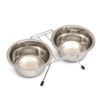 Набор из 2 мисок на подставке, 2 х 450 мл Набор из 2 мисок на подставке, 2 х 450 мл