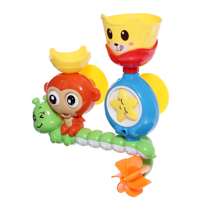 Игрушка-мельница для ванны «Весёлые зверята» Игрушка-мельница для ванны «Весёлые зверята»