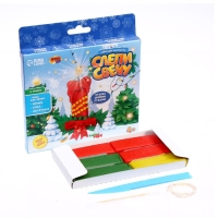 Свеча своими руками на новый год &laquo;Новогодняя свеча&raquo;, новогодний набор для творчества