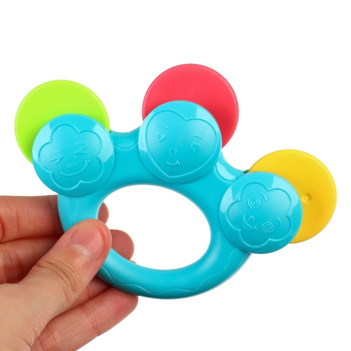 Набор погремушек &laquo;Радость малыша&raquo;, с эластичными деталями, 12 шт, цвет МИКС, Крошка Я