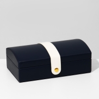 Подставка для украшений «Шкатулка» раздвижная, 17×9,5×6, цвет синий Подставка для украшений «Шкатулка» раздвижная, 17×9,5×6, цвет синий