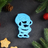 Форма для печенья «Санта Клаус», вырубка, штамп, 10,2×7,3 см, цвет микс Форма для печенья «Санта Клаус», вырубка, штамп, 10,2×7,3 см, цвет микс