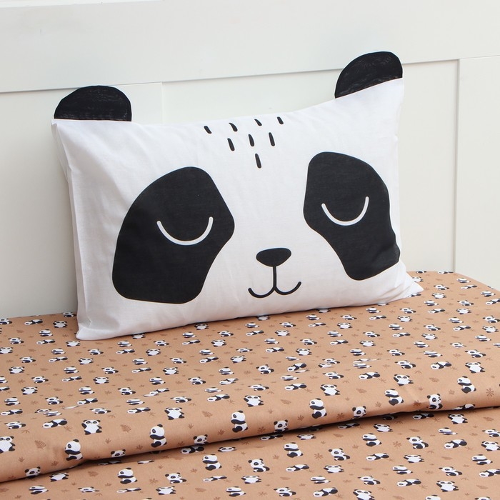 Постельное бельё Этель 1,5 сп Lazy panda., 143х215 см, 150х214 см, 50х70 см -1 шт, 100% хл, бязь Постельное бельё Этель 1,5 сп Lazy panda., 143х215 см, 150х214 см, 50х70 см -1 шт, 100% хл, бязь