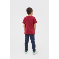 Футболка KAFTAN "Basic line" р.30 (98-104), бордо Футболка KAFTAN "Basic line" р.30 (98-104), бордо