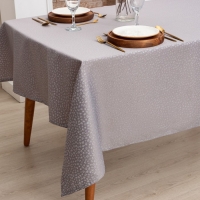 Скатерть Этель "Grey" цв.серый, 142*283 +/-3 см, 115 &plusmn;10 гр,100% п/э