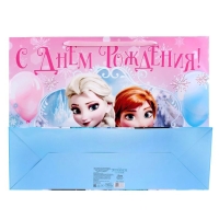 Пакет подарочный "Счастливого праздника" 61х46х20 см, упаковка, Холодное сердце Пакет подарочный "Счастливого праздника" 61х46х20 см, упаковка, Холодное сердце