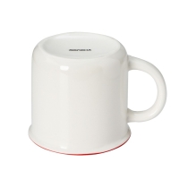 Кружка фарфоровая Доляна &laquo;Ёлочка, гори!&raquo;, 380 мл, цвет белый