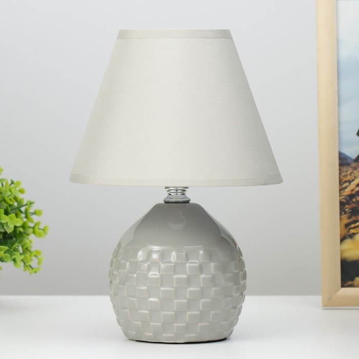 Лампа настольная 37514/1 1х40Вт Е14 перламутровый 18х18х26 см RISALUX