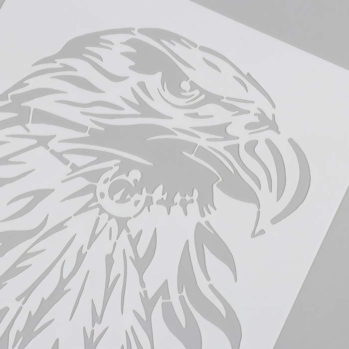 Трафарет пластик "Орёл" 21х29,7 см