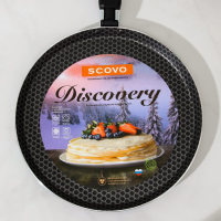 Сковорода блинная Discovery, d=25 см, пластиковая ручка, антипригарное покрытие, цвет серый Сковорода блинная Discovery, d=25 см, пластиковая ручка, антипригарное покрытие, цвет серый