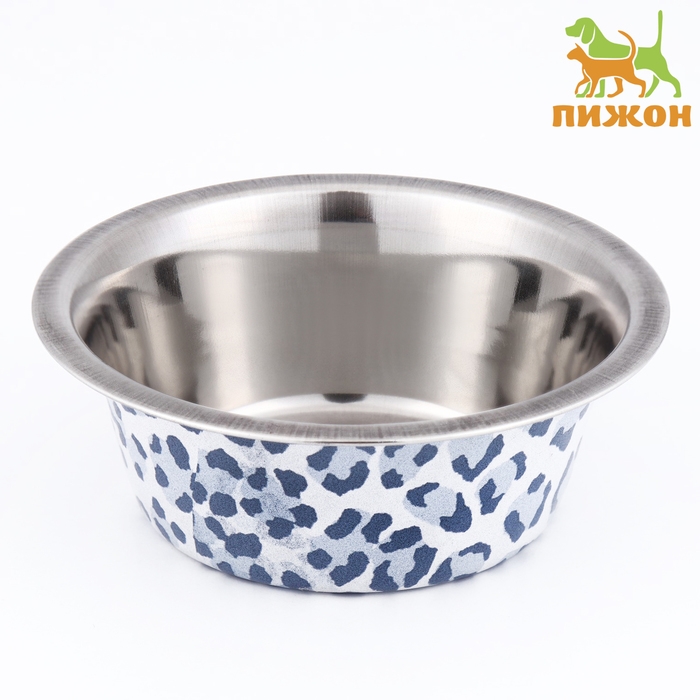 Миска цветная стандарт 350 мл, леопард Миска цветная стандарт 350 мл, леопард