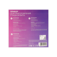 Аппарат для приготовления сладкой ваты Luazon LCC-01, 500 Вт, розовый