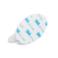 Ручка мебельная самоклеющаяся CAPPIO, L=95 мм, пластик, цвет белый Ручка мебельная самоклеющаяся CAPPIO, L=95 мм, пластик, цвет белый