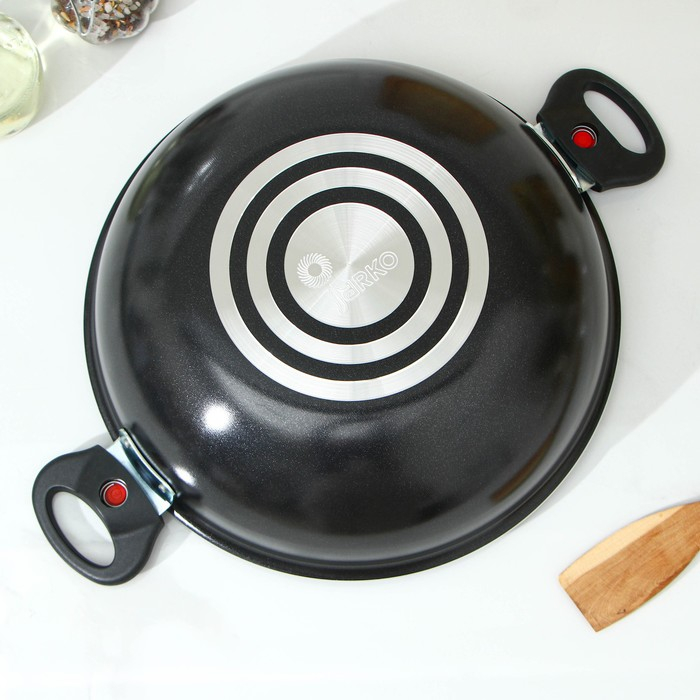 Казан Forever, 3,5 л, d=28 см, две съёмные ручки, стеклянная крышка, антипригарное покрытие, цвет чёрный Казан Forever, 3,5 л, d=28 см, две съёмные ручки, стеклянная крышка, антипригарное покрытие, цвет чёрный