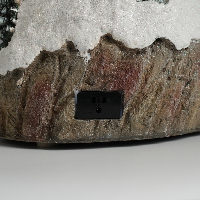 Сувенир пластик световой Сувенир пластик световой "Зимние забавы" крутится 20,5х17х20,5 см