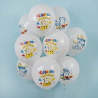 Шар латексный 12" «Буба», белый, пастель, 1-сторонний, набор 25 шт., МИКС Шар латексный 12" «Буба», белый, пастель, 1-сторонний, набор 25 шт., МИКС