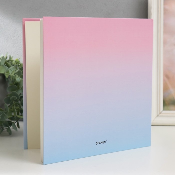 Фотоальбом на кольцах на 200 фото 6х9 см "Градиент" 3х22,7х23,5 см