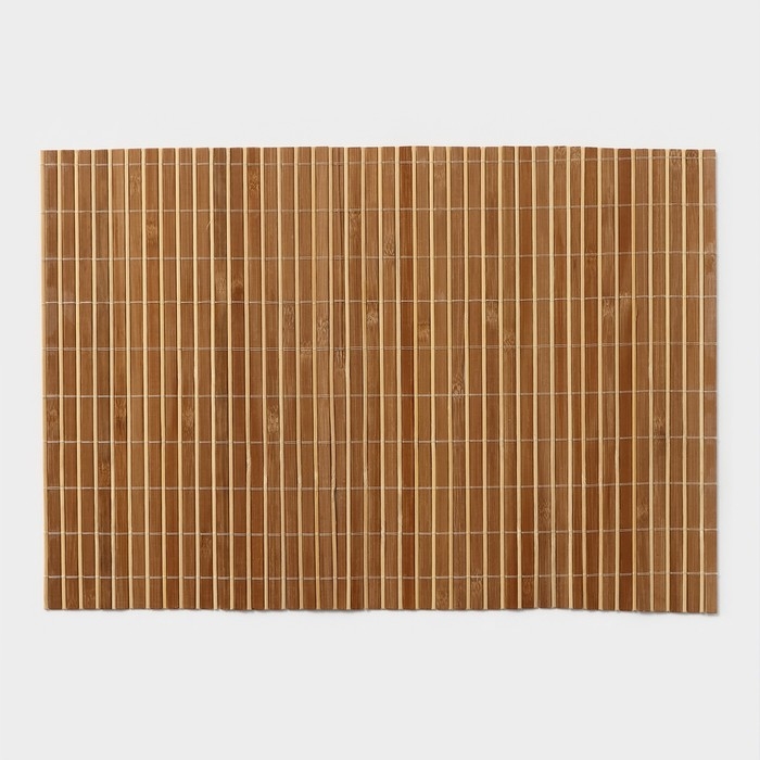Салфетка сервировочная на стол &laquo;Соломка&raquo;, 43&times;30 см, цвет светло-коричневый
